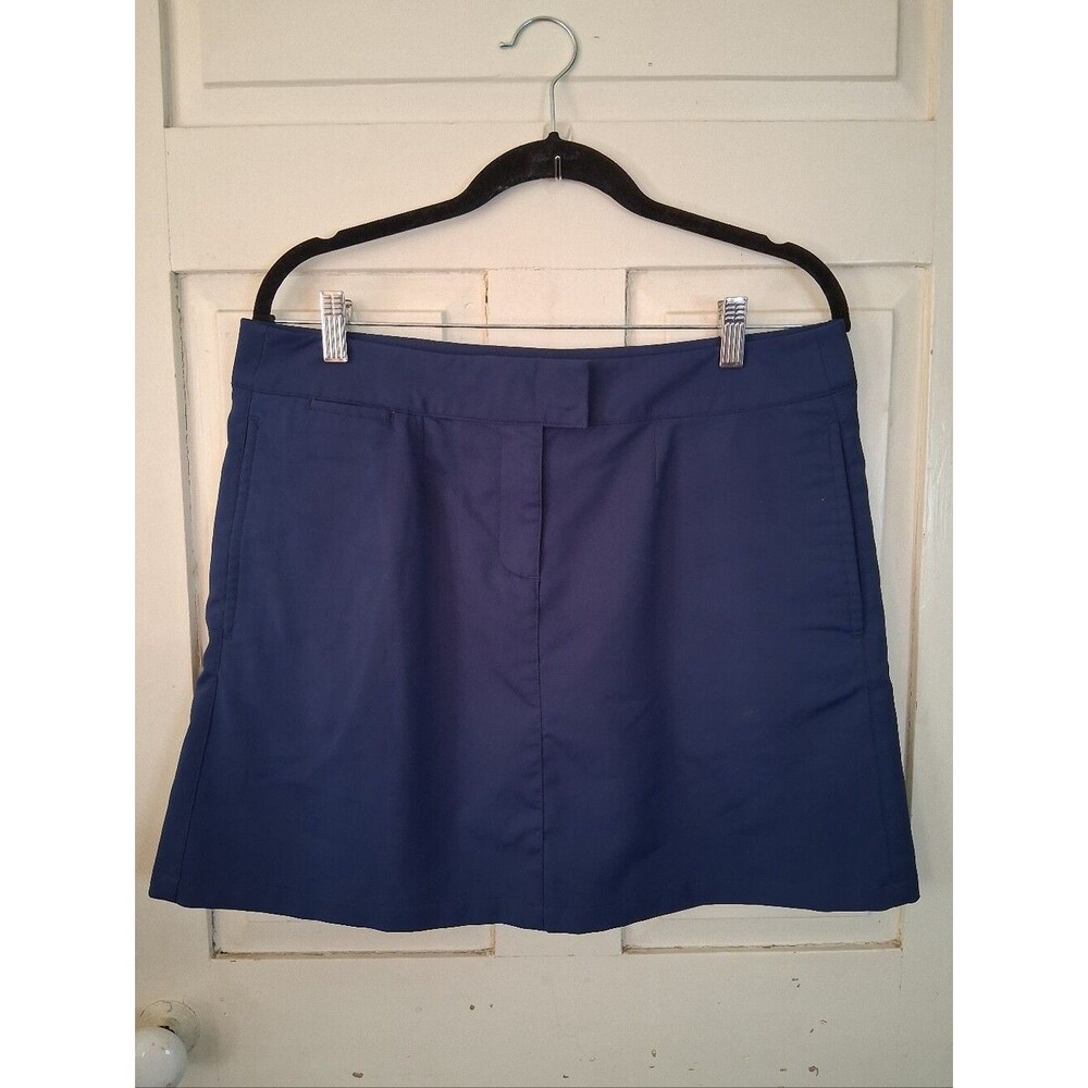 Cobra PUMA Golf Navy Blue Women's Zip Front Casual Skort Sz 10